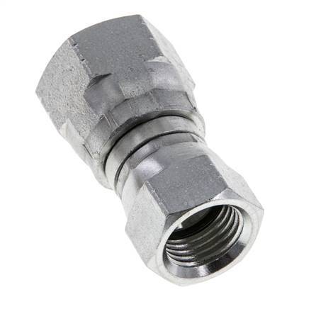 JIC Reducing Connector UNF 9/16''-18 x UNF 3/4''-16 Steel 275bar (3863.75psi)