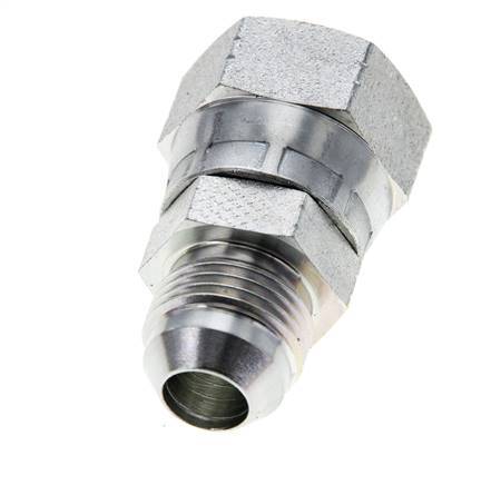 Racor Reductor JIC UNF 3/4''-16 Macho x UNF 7/8''-14 Hembra Acero 210bar (2950.5psi)