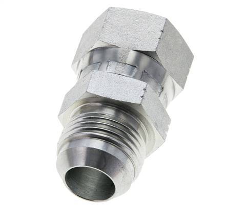 JIC Reducing Nipple UN 1-1/16''-12 Male x UN 1-1/16''-12 Female Steel 210bar (2950.5psi)