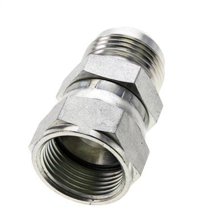 Racor JIC UN 1-3/16''-12 Macho x Hembra Acero 170bar (2388.5psi)