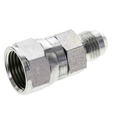 JIC Reducing Nipple UNF 9/16''-18 Male x UNF 3/4''-16 Female Steel 275bar (3863.75psi)