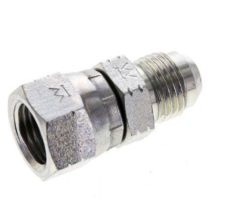 JIC Nipple UNF 9/16''-18 Male x Female Steel 275bar (3863.75psi)
