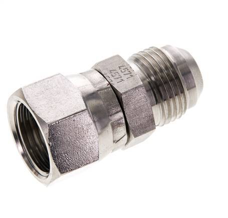 JIC Nipple UNF 7/8''-14 Male x Female Stainless Steel 210bar (2950.5psi)
