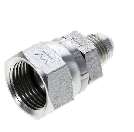 Racor Reductor JIC UNF 9/16''-18 Macho x UNF 7/8''-14 Hembra Acero 210bar (2950.5psi)