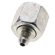 JIC Reducing Nipple UNF 7/16''-20 Male x UNF 7/8''-14 Female Steel 210bar (2950.5psi)