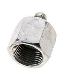 JIC Reducing Nipple UNF 7/16''-20 Male x UNF 7/8''-14 Female Steel 210bar (2950.5psi)