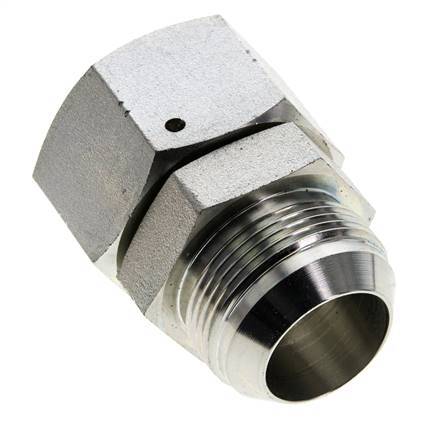 JIC Nipple UN 1-5/8''-12 Male x Female Steel 140bar (1967.0psi)