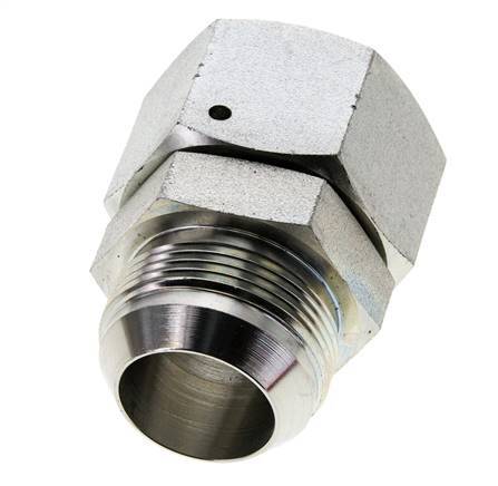 JIC Nipple UN 1-5/8''-12 Male x Female Steel 140bar (1967.0psi)