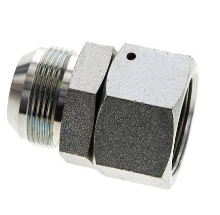 JIC Nipple UN 1-5/8''-12 Male x Female Steel 140bar (1967.0psi)