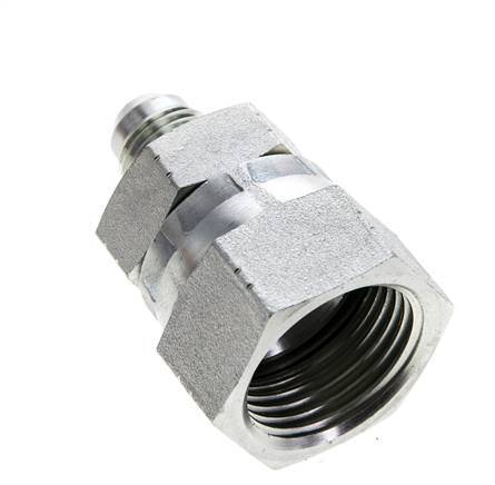 Racor Reductor JIC UNF 9/16''-18 Macho x UN 1-1/16''-12 Hembra Acero 210bar (2950.5psi)