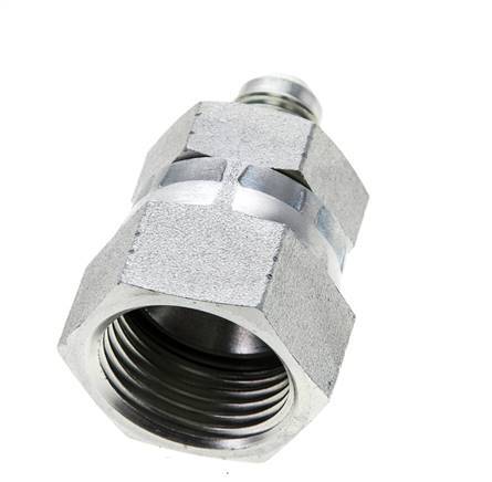 Racor Reductor JIC UNF 9/16''-18 Macho x UN 1-1/16''-12 Hembra Acero 210bar (2950.5psi)