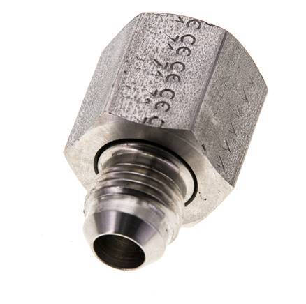 Reductor JIC UNF 9/16''-18 Macho x UNF 3/4''-16 Hembra Acero inoxidable 275bar (3863.75psi)