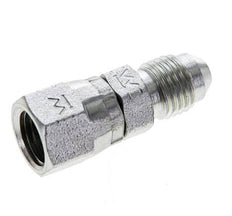 JIC Nipple UNF 7/16''-20 Male x Female Steel 310bar (4355.5psi)