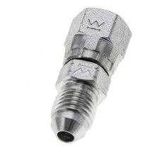 JIC Nipple UNF 7/16''-20 Male x Female Steel 310bar (4355.5psi)