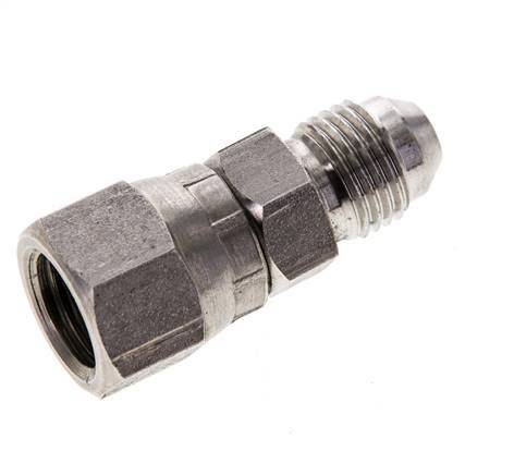 JIC Nipple UNF 1/2''-20 Male x Female Stainless Steel 275bar (3863.75psi)
