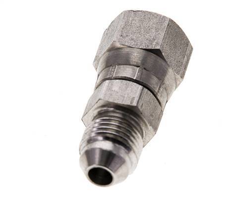 JIC Nipple UNF 1/2''-20 Male x Female Stainless Steel 275bar (3863.75psi)