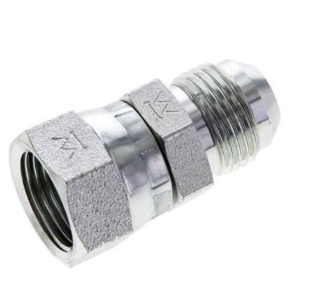 JIC Nipple UNF 7/8''-14 Male x Female Steel 210bar (2950.5psi)