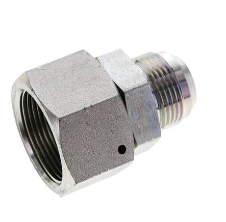 JIC Reducing Nipple UN 1-5/16''-12 Male x UN 1-5/8''-12 Female Steel 140bar (1967.0psi)