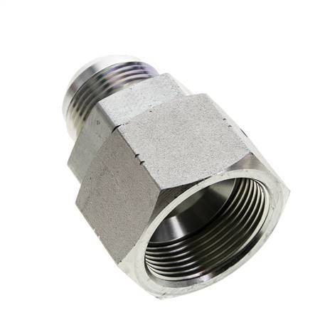JIC Reducing Nipple UN 1-5/16''-12 Male x UN 1-5/8''-12 Female Steel 140bar (1967.0psi)