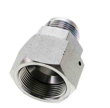 JIC Reducing Nipple UN 1-5/16''-12 Male x UN 1-5/8''-12 Female Steel 140bar (1967.0psi)