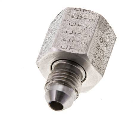 Reductor JIC UNF 7/16''-20 Macho x UNF 9/16''-18 Hembra Acero inoxidable 275bar (3863.75psi)