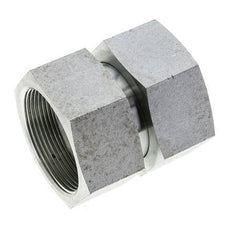 Reducing Straight Connector G2'' Female High Pressure Steel 60° Cone 75bar (1053.75psi) Hydraulic