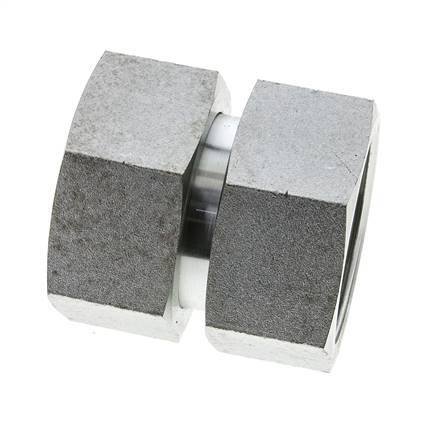Reducing Straight Connector G2'' Female High Pressure Steel 60° Cone 75bar (1053.75psi) Hydraulic
