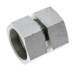 Reducing Straight Connector G2'' Female High Pressure Steel 60° Cone 75bar (1053.75psi) Hydraulic