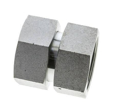 Reducing Straight Connector G2'' Female High Pressure Steel 60° Cone 75bar (1053.75psi) Hydraulic