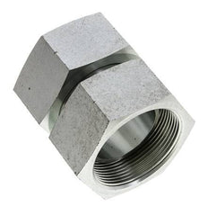 Reducing Straight Connector G2'' Female High Pressure Steel 60° Cone 75bar (1053.75psi) Hydraulic