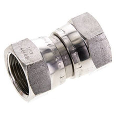 Racor Reductor Recto G3/4'' Hembra Acero Inoxidable Alta Presión Cono 60° 175bar (2458.75psi) Hidráulico