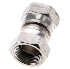 Racor Reductor Recto G3/4'' Hembra Acero Inoxidable Alta Presión Cono 60° 175bar (2458.75psi) Hidráulico