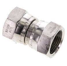 Racor Reductor Recto G3/4'' Hembra Acero Inoxidable Alta Presión Cono 60° 175bar (2458.75psi) Hidráulico