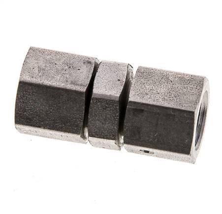 Racor Reductor Recto G1/8'' Hembra Acero Inoxidable Alta Presión Cono 60° 575bar (8078.75psi) Hidráulico