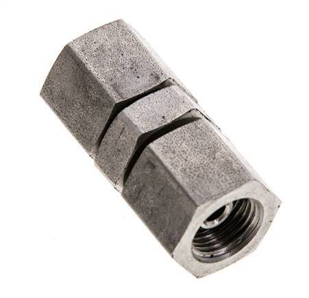 Racor Reductor Recto G1/8'' Hembra Acero Inoxidable Alta Presión Cono 60° 575bar (8078.75psi) Hidráulico