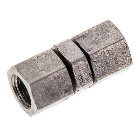 Reducing Straight Connector G1/8'' Female High Pressure Stainless Steel 60° Cone 575bar (8078.75psi) Hydraulic