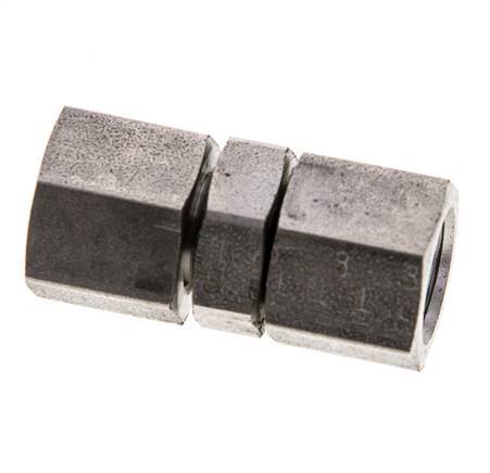 Racor Reductor Recto G1/8'' Hembra Acero Inoxidable Alta Presión Cono 60° 575bar (8078.75psi) Hidráulico