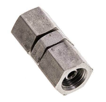 Racor Reductor Recto G1/8'' Hembra Acero Inoxidable Alta Presión Cono 60° 575bar (8078.75psi) Hidráulico