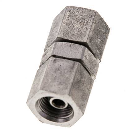 Racor Reductor Recto G1/8'' Hembra Acero Inoxidable Alta Presión Cono 60° 575bar (8078.75psi) Hidráulico