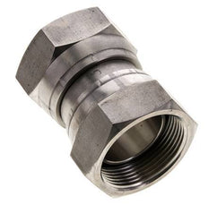 Racor Reductor Recto G1 1/2'' Hembra Acero Inoxidable Alta Presión Cono 60° 125bar (1756.25psi) Hidráulico