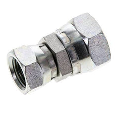 Racor Reductor Recto G3/8'' x G1/2'' Hembra Acero Alta Presión 60° Cono 300bar (4215.0psi) Hidráulico
