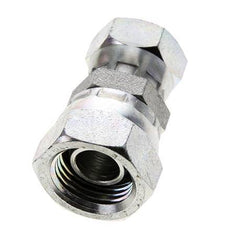 Racor Reductor Recto G3/8'' x G1/2'' Hembra Acero Alta Presión 60° Cono 300bar (4215.0psi) Hidráulico