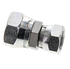 Racor Reductor Recto G3/8'' x G1/2'' Hembra Acero Alta Presión 60° Cono 300bar (4215.0psi) Hidráulico