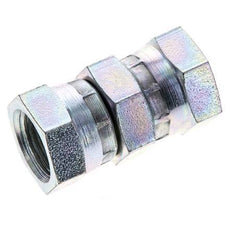 Racor Reductor Recto G3/8'' Hembra Acero Alta Presión 60° Cono 425bar (5971.25psi) Hidráulico