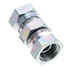 Racor Reductor Recto G3/8'' Hembra Acero Alta Presión 60° Cono 425bar (5971.25psi) Hidráulico