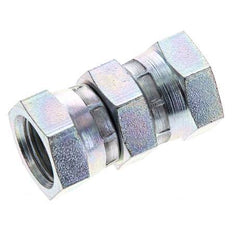 Racor Reductor Recto G3/8'' Hembra Acero Alta Presión 60° Cono 425bar (5971.25psi) Hidráulico