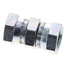 Racor Reductor Recto G3/8'' Hembra Acero Alta Presión 60° Cono 425bar (5971.25psi) Hidráulico