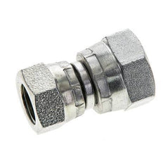 Racor Reductor Recto G1/4'' x G3/8'' Hembra Acero Alta Presión 60° Cono 425bar (5971.25psi) Hidráulico