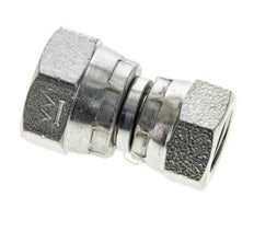 Racor Reductor Recto G1/4'' x G3/8'' Hembra Acero Alta Presión 60° Cono 425bar (5971.25psi) Hidráulico
