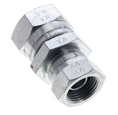 Racor Reductor Recto G1/2'' x G3/4'' Hembra Acero Alta Presión 60° Cono 175bar (2458.75psi) Hidráulico